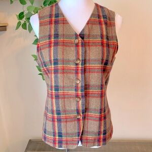 Plaid Vest